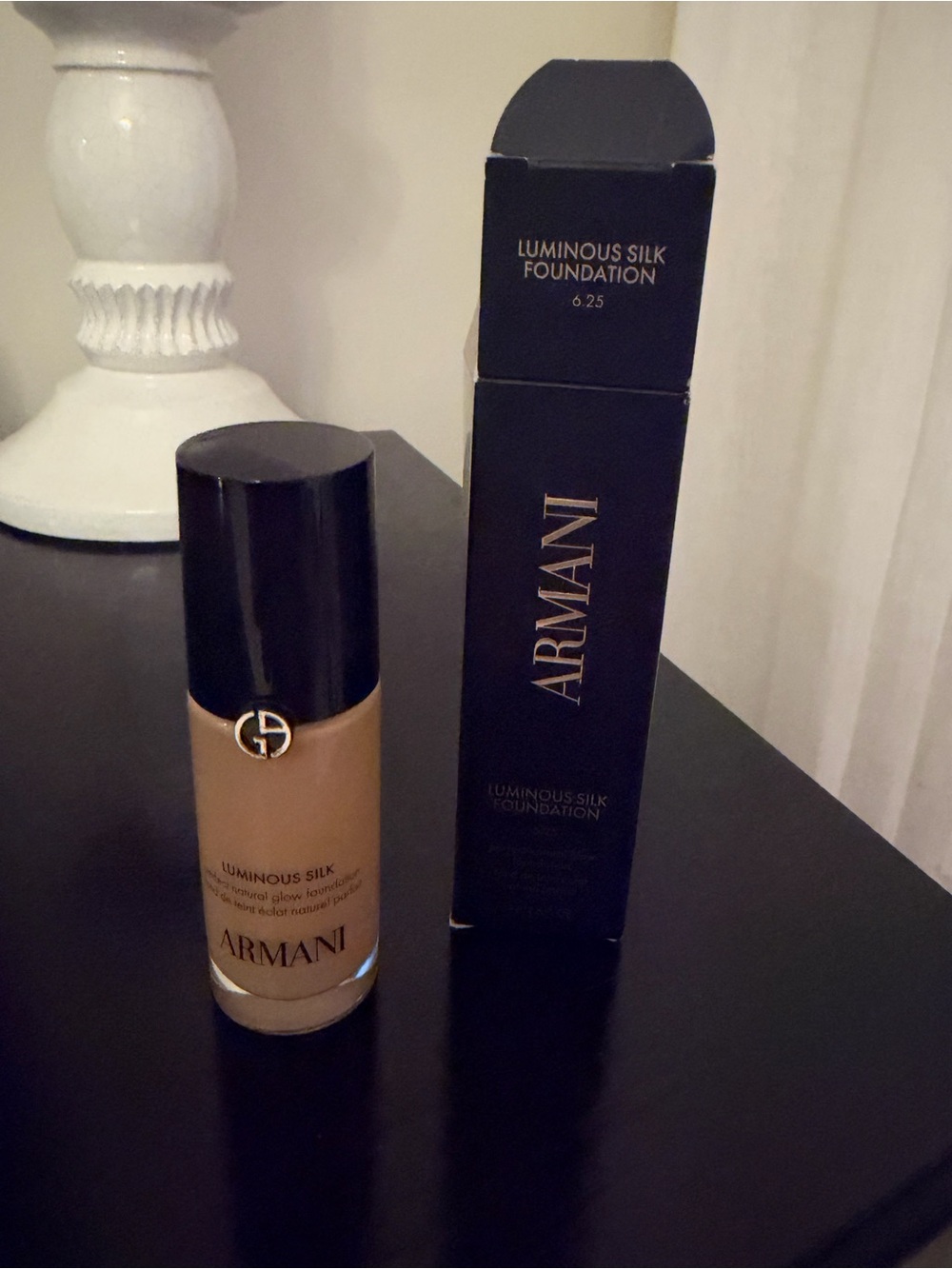Giorgio Armani Luminous Silk Foundation -  medium- warm peach (6.25)